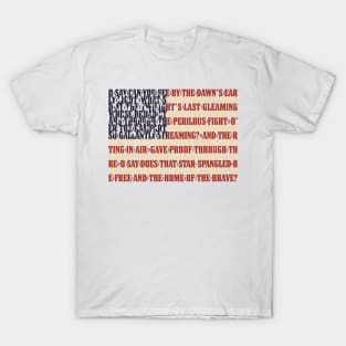 USA national anthem flag - The Star-Spangled Banner T-Shirt